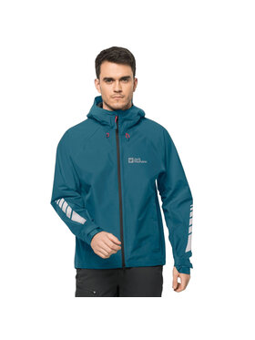 Jack Wolfskin Jack Wolfskin Kurtka przejściowa Jack Wolfskin Morobbia 2l Jkt M Niebieski Regular Fit