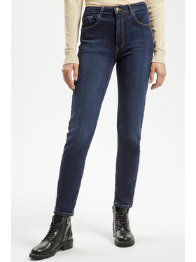 Cross Jeans Cross Jeans Jeansy P 509-015 Niebieski Mom Fit