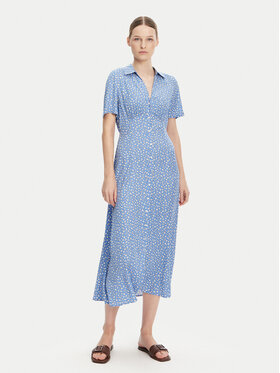 Tommy Hilfiger Tommy Hilfiger Hemdkleid WW0WW45941 Blau Regular Fit