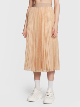 MAX&Co. MAX&Co. Плисирана пола Legione 77710223 Бежов Regular Fit