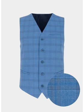 Pako Lorente Pako Lorente Kamizelka P21SF-8X-016 Niebieski Slim Fit