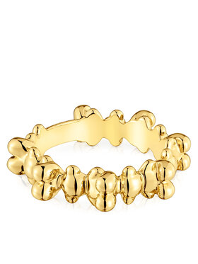 TOUS TOUS Prsten Bold Bear 1004342512 Zlatna