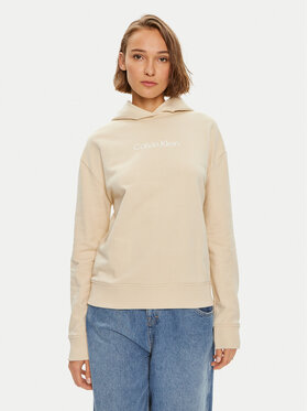 Calvin Klein Calvin Klein Majica dugih rukava Hero Logo K20K205449 Bež Regular Fit