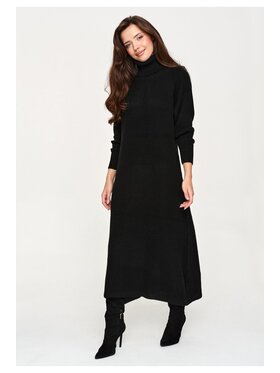 Makadamia Makadamia Sweter S181 Czarny Loose Fit