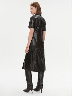 Φόρεμα από απομίμηση δέρματος DKNY φωτογραφία