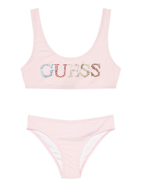 Guess Guess Strój kąpielowy J6GZ28 KCA60 Różowy jasny