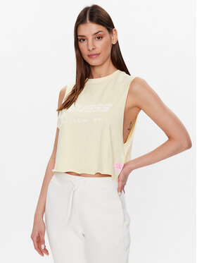 Guess Guess Top Dalya V3GP11 K8FQ4 Rumena Regular Fit