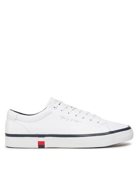 Tommy Hilfiger Tommy Hilfiger Sneakersy Modern Vulc Corporate Leather FM0FM04922 Biały