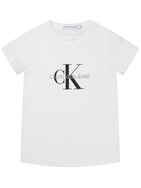 Calvin Klein Jeans Calvin Klein Jeans T-Shirt Monogram Logo IU0IU00068 Biały Regular Fit