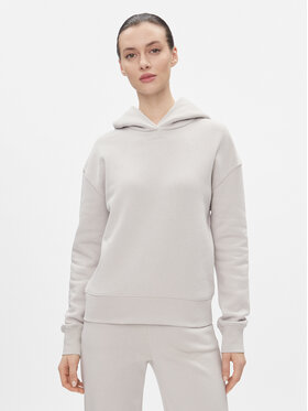 Calvin Klein Calvin Klein Bluza Metallic Micro Logo K20K206960 Beżowy Relaxed Fit