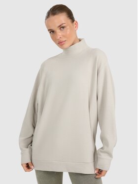 4F 4F Felpa 4FWAW25TFSWF589-12S Beige chiaro Oversize