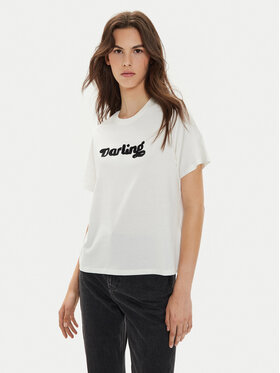 JDY JDY Футболка Felisa 15300408 Écru Regular Fit
