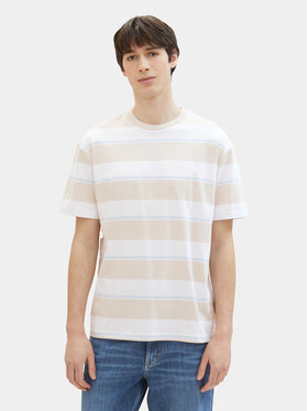 Tom Tailor Denim Tom Tailor Denim Marškinėliai 1040844 Smėlio Relaxed Fit