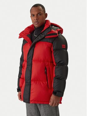 HUGO Hugo Vatovaná bunda Melmus2341 50495811 Červená Regular Fit