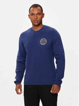 Versace Jeans Couture Versace Jeans Couture Пуловер 77GAFMH7 Син Regular Fit