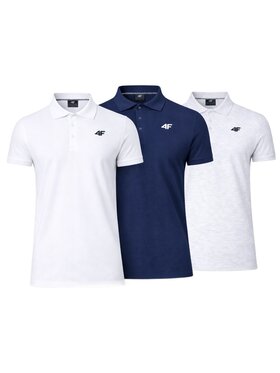 4F 4F T-Shirt Z-0771-3-C Biały Regular Fit
