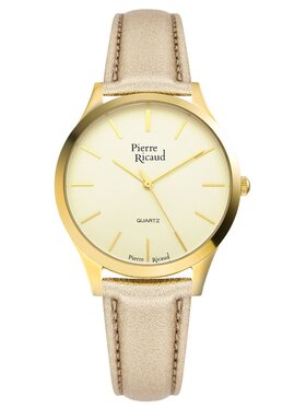 Pierre Ricaud Pierre Ricaud Hodinky P22000.1D11Q Béžová
