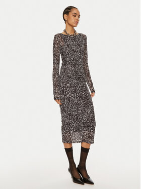 Patrizia Pepe Patrizia Pepe Коктейлна рокля 8A1344 J221 YA19 Черен Regular Fit