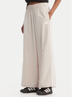 adidas adidas Παντελόνι φόρμας Essentials 3-Stripes JC8168 Μπεζ Loose Fit