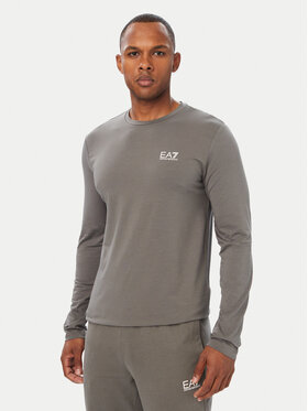 EA7 Emporio Armani EA7 Emporio Armani S dlhými rukávmi 8NPT28 PJVQZ U8085 Sivá Regular Fit