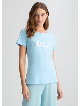 Liu Jo Liu Jo T-shirt TA5214JS003M9123 Celeste Regular Fit