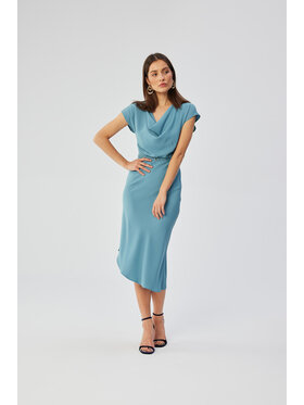 Stylove Stylove Večerní šaty S362 Modrá Comfortable Fit