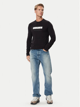 EA7 Emporio Armani EA7 Emporio Armani Pikkade varrukatega T-särk 7M002417 AF10373 MC001 Must Slim Fit