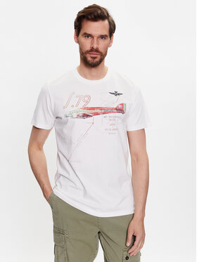 Aeronautica Militare Aeronautica Militare T-shirt 231TS2125J607 Bianco Regular Fit