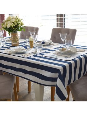 Roseberry Home Roseberry Home Obrus Dandy Navy Blue Niebieski