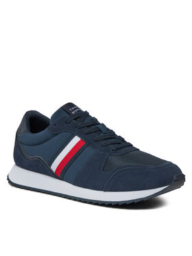 Tommy Hilfiger Superge Runner Evo Mix Ess FM0FM04886 Mornarsko Modra