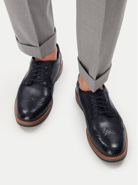 Clarks Clarks Polobotky Aldwin2 Limit 26320108 Tmavomodrá