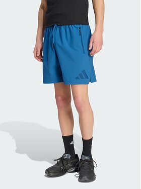 adidas adidas Szorty materiałowe 159194 Niebieski Regular Fit