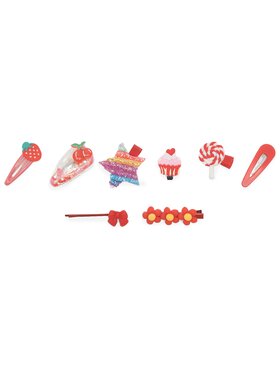 Nelli Blu Nelli Blu Fermaglio per capelli 7KE-001-AW23 Rosso