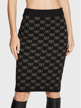 Blugirl Blumarine Blugirl Blumarine Ravno krilo RF2113-MA21N Črna Slim Fit