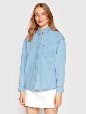 Americanos Americanos Farmering Unisex Michigan Kék Oversize