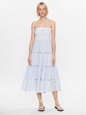 Iconique Iconique Vasarinė suknelė IC23 045 Mėlyna Regular Fit