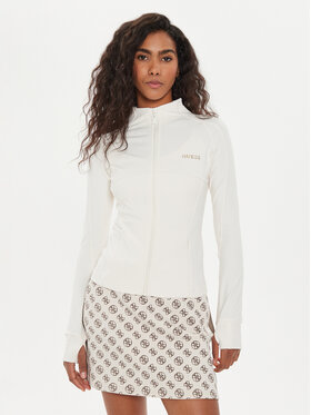 Guess Guess Majica dugih rukava Marika V4YP12 KCD02 Bež Slim Fit