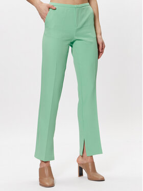 Gina Tricot Gina Tricot Текстилни панталони Jane 19188 Зелен Regular Fit