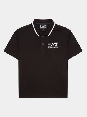 EA7 Emporio Armani EA7 Emporio Armani T-shirt 8NBF51 BJ02Z 1200 Crna Regular Fit