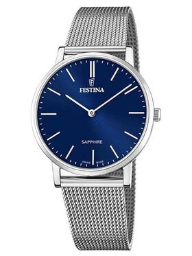 Festina Festina Zegarek F20014/2 Srebrny