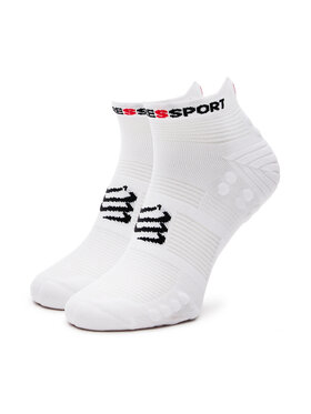 Compressport Compressport Skarpety Niskie Unisex Pro Racing Socks V4.0 Run Low XU00047B Biały