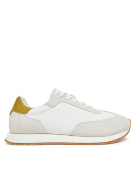 Calvin Klein Calvin Klein Sneakersy Low Prof Runn Laceup Cv Mix HM0HM01723 Bílá