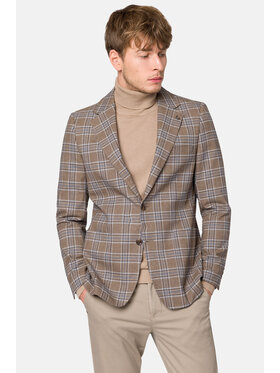 Lancerto Lancerto Marynarka Falstone MA131223000013 Beżowy Slim Fit