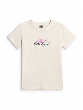 4F 4F T-Shirt TROPIC ORCHID Biały Regular Fit