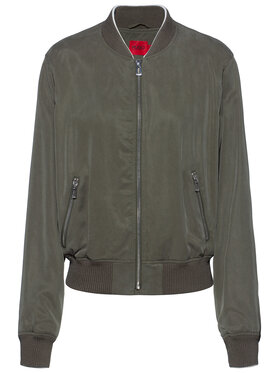 HUGO Hugo Bomber jakna Agesa-1 50449569 Zelena Regular Fit