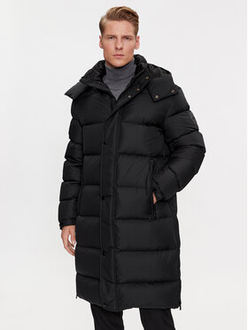 BOSS Boss Пухено яке Donden4 50499795 Черен Relaxed Fit