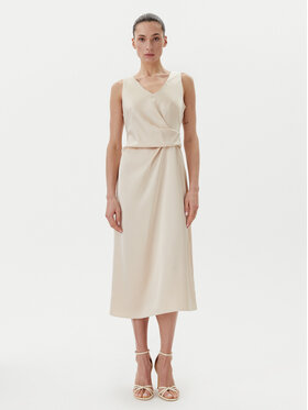 Rinascimento Rinascimento Coctailkleid CFC0122928003 Beige Regular Fit