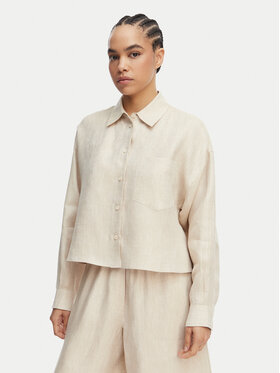 Weekend Max Mara Weekend Max Mara Cămașă Capo 2615041022 Bej Regular Fit