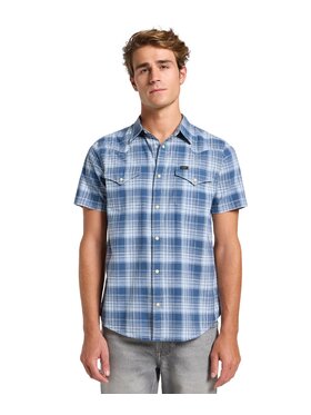 Lee Lee Koszula 112364225 Niebieski Regular Fit