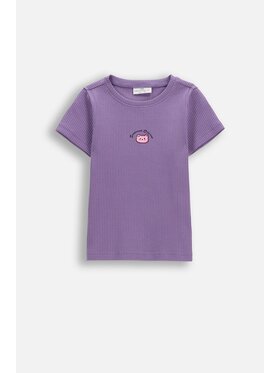 Coccodrillo Coccodrillo T-Shirt WC6143207SGK-016 Fioletowy Regular Fit